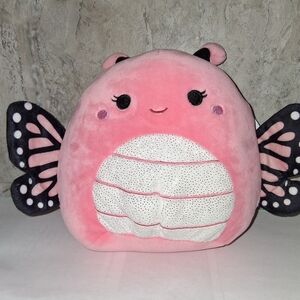 Squishmallows Pink and Black Butterfly Stuffed Animal